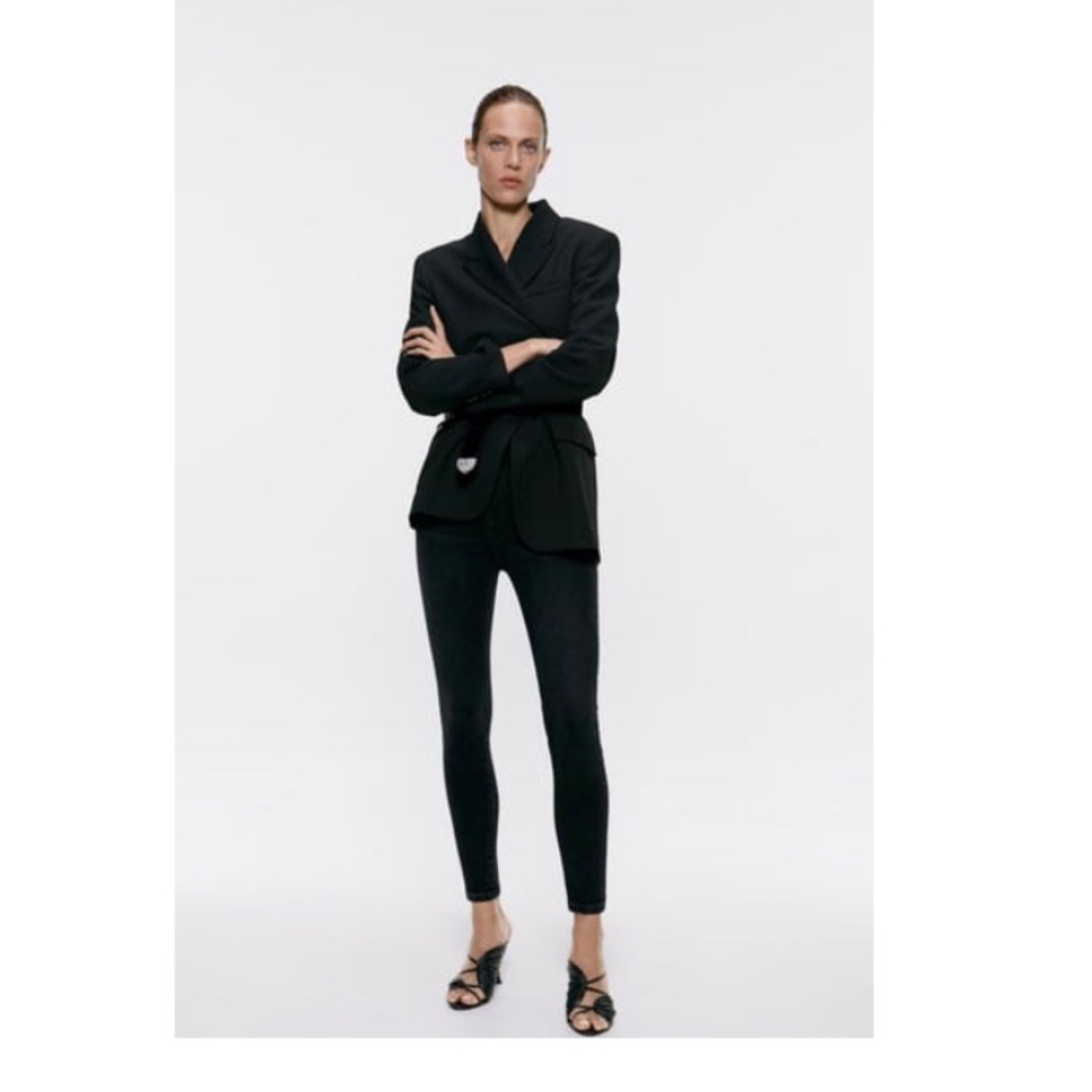 Zara Black Skinny Jeans | Size 8 High Waisted